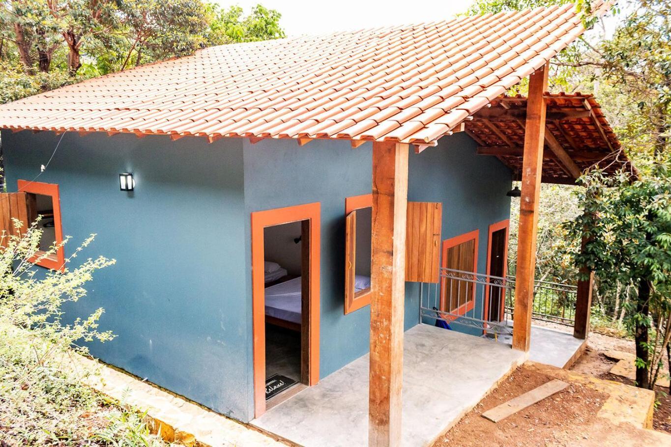 Vila Aconchegante Chale Com Wi-Fi No Vale Do Capao-Ba Exteriér fotografie